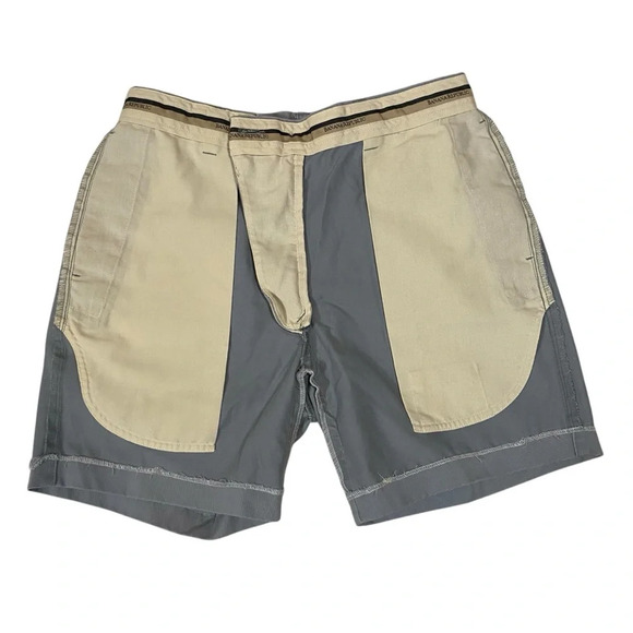 Banana Republic Original Clothing Men's Cotton Cargo Shorts Jeans Grey Size 32S - Picture 4 of 14